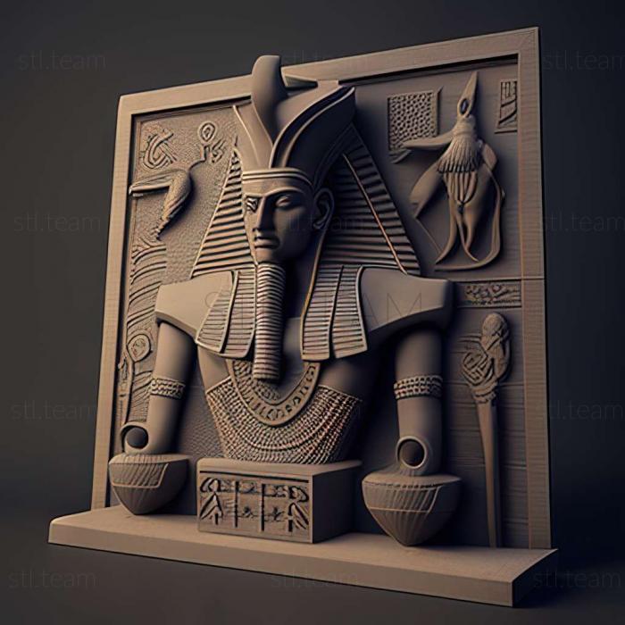 3D model Luxor Amun Rising game (STL)